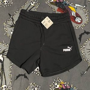 puma cloth athletic shorts